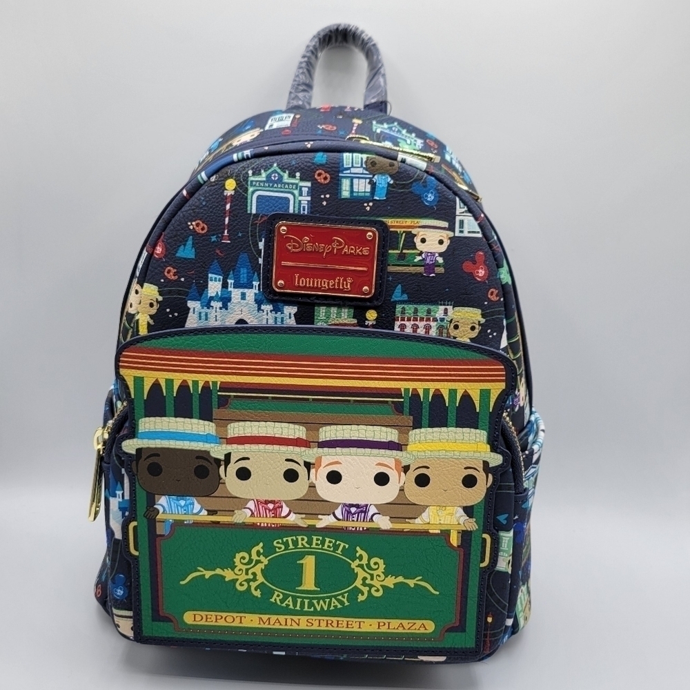 Loungefly Disney Dapper Dans Main Street USA Backpack - Picture 2 of 8